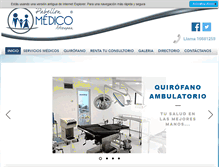 Tablet Screenshot of medicosatizapan.com